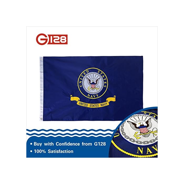 Buy G128 US Navy Seal Flag 3x5 Ft Double ToughWeave Series Double