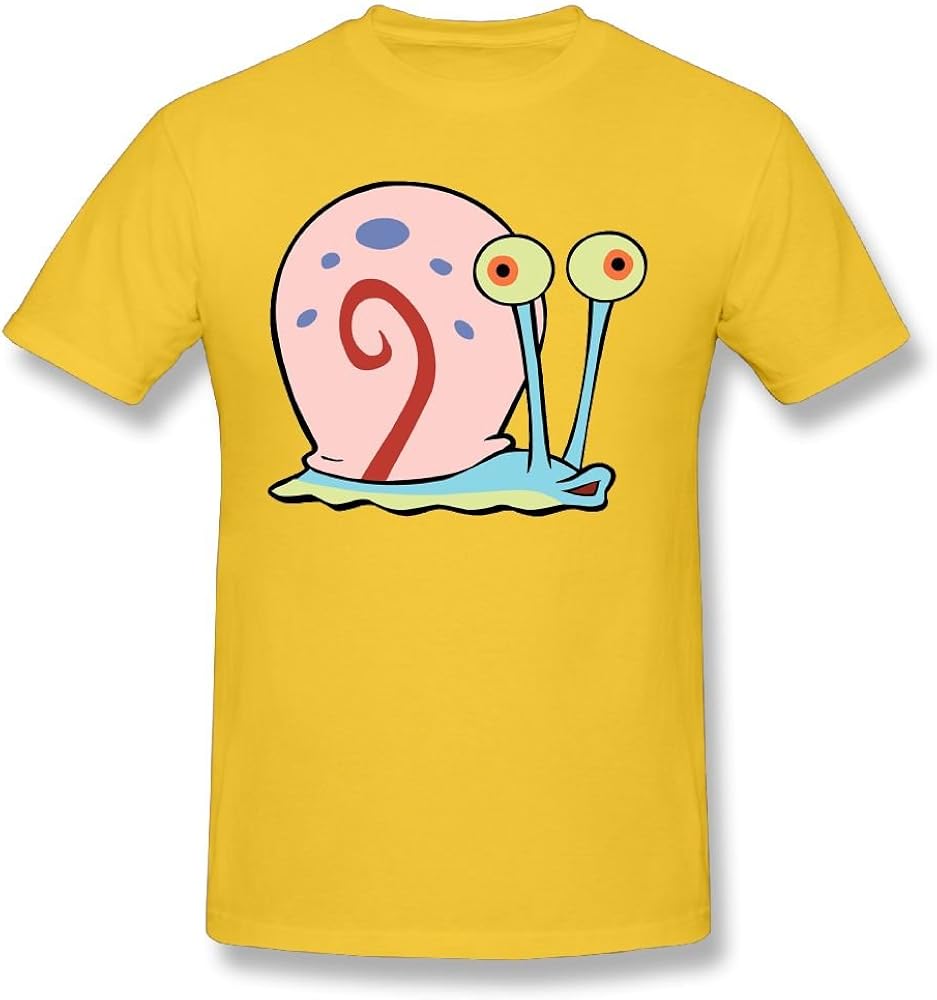 Soft O Neck Gary The Snail T Shirt 8245 Pilihax
