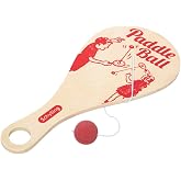 Schylling Paddle Ball - Classic Game Made with Real Wood - Ages 5 and Up - One Piece