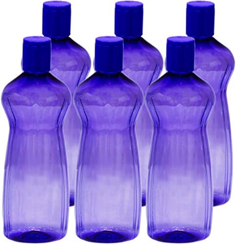 Princeware Aster Pet Fridge Bottle, 500ml, Set of 6, Violet Princeware Aster Pet Fridge Bottle, 500ml, Set of 6, Violet