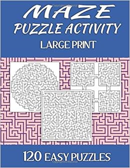 Maze Puzzle Activity 120 Easy Puzzles Brain Workout Game Relax And Solve Puzzle Book With Answer Difficulty Fun Fitness For Brain Puzzle Book Arrington 9798677393822 Amazon Com Books