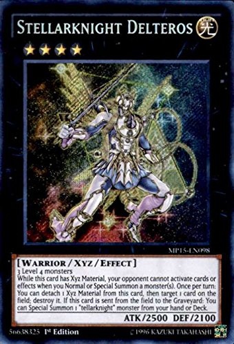 Yu-Gi-Oh! - Stellarknight Delteros (MP15-EN098) - Mega Pack 2015 - 1st Edition - Secret Rare