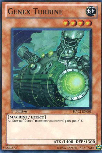 Yu-Gi-Oh! - Genex Turbine (HA02-EN008) - Hidden Arsenal 2 - 1st Edition - Super Rare