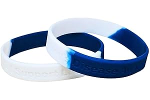 Jeirles Wholesale 25 - I Support Lou Gehrig's Disease Awareness Bracelets 100% Medical Grade Silicone - Latex and Toxin Free - 25 Bracelets - Show Your Support For Lou Gehrig's Disease Awareness