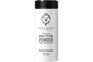 Lion Mane Hair Styling Texturising Hair Powder. 24-Hour Volume, Matte Effect | Proudly Canadian Company