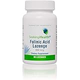 Seeking Health | Folinic Acid Lozenge | 60 Lozenges | Folic Acid 800 mcg | Vitamin Lozenge