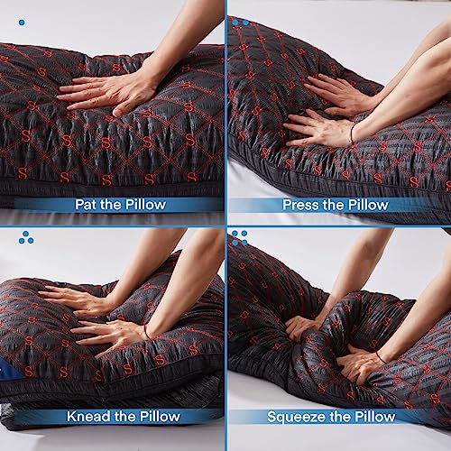 Siluvia Body Pillow for AdultsPremium Adjustable Loft Quilted Body