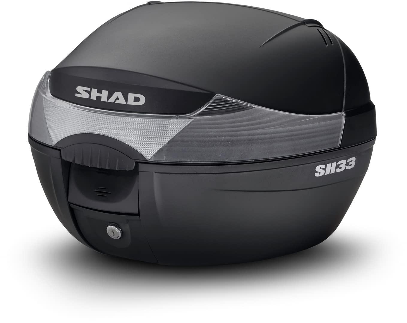 SHAD Motorcycle Top Box. SH33 Black. D0B33200. Rear Luggage Trunk For Motorbike or Scooter.