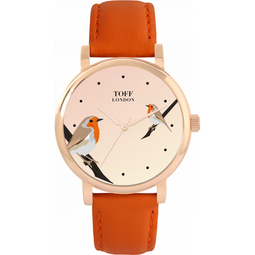 Toff London Ladies Robins Bird Watch