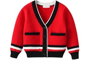 Vivobiniya Kid Boys Knit Sweater Toddler Baby Long Sleeve Cardigan Boy's Outerwear Children Coat