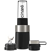 Cocinare Personal Blender, 1100W Powerful for Shakes and Smoothies, 6 Titanium Blades, 16 Oz To-Go Sports Portable Blender Bo