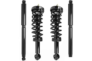 Front Quick Complete Struts Assembly & Rear Shocks Absorbers Replacement for 2009-2013 Ford F-150 4WD (Set of 4)