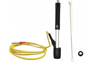 VTSYIQI Leeb Hardness Tester D Type Impact Device Probe with 11mJ Impact Energy 20mm Diameter & 147mm Length Apply On Field F