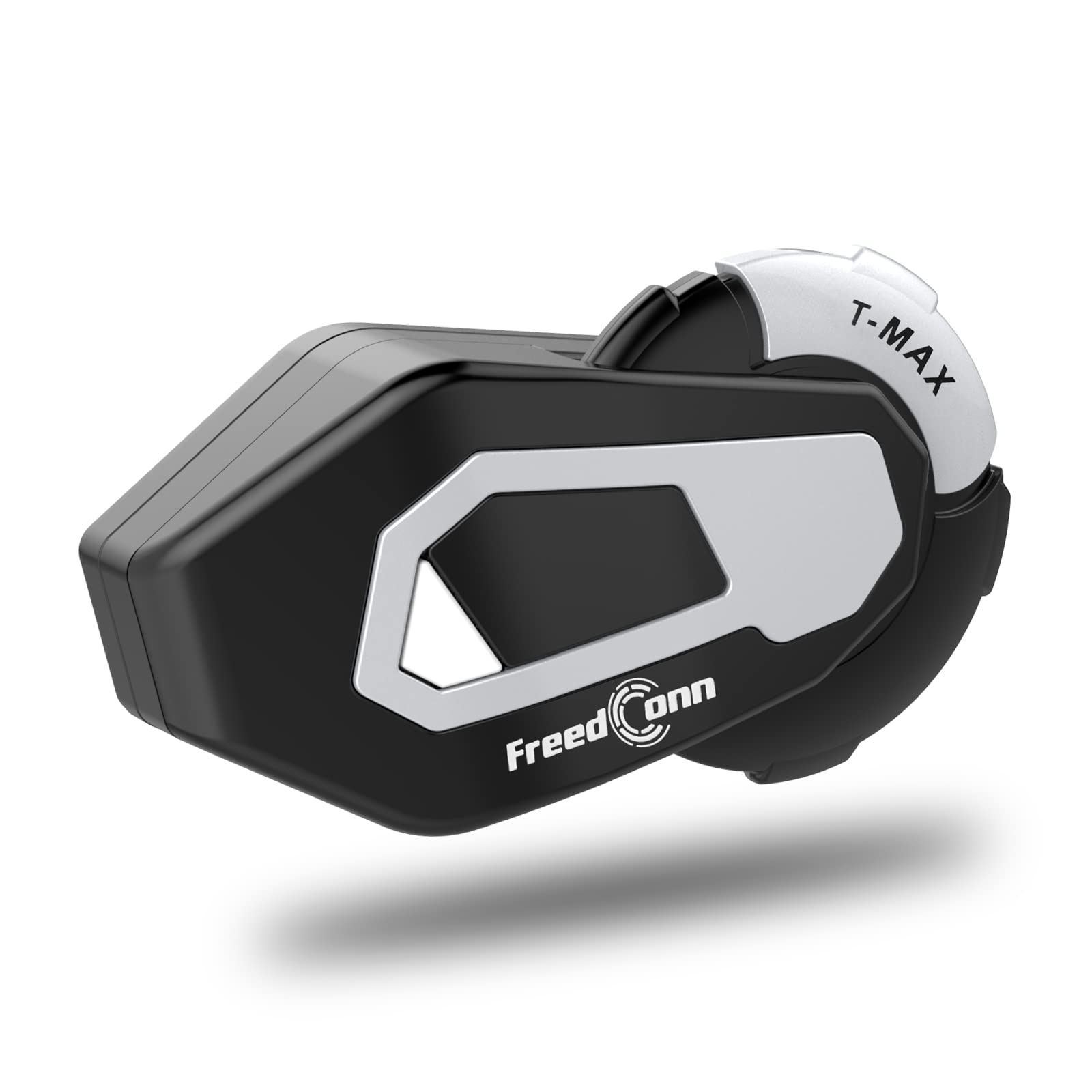 FreedConn T-MaxS Helmet Bluetooth Headset - Motorcycle Earbuds Communication System for 6 Riders Group Intercom, Helmet Speaker With Voice Prompt, Stereo Sound, FM Radio