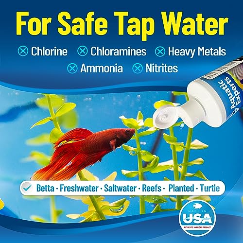 Aquarium Water Conditioner for Freshwater Aquarium Saltwater Fish Tank Water Conditioner