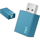 Wireless CarPlay Adapter for Apple [2025 Upgrade] Convert Wired to Mini Wireless Bluetooth Car Play Adapter, Plug and Play Stable Connection Compatible for Cars from 2016 & iOS 10+, Lake Blue