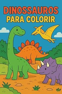 Livro Dinossauros para Colorir