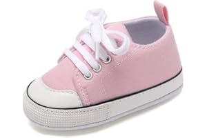 KHOCADW Baby Shoes,Infant Boys Girls Non-Slip Soft Sole Lightweight Sneakers,Unisex First Walking Shoes for 0-18 Months Toddler
