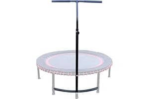 Leaps & Rebounds Adjustable Height Steel Stabilizer Bar Attachment for Mini Fitness Workout Trampolines, Accessory Only
