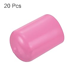 uxcell 20pcs Rubber End Caps 18mm ID Vinyl PVC