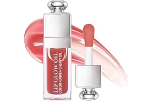 GECOMO Moisturizing Lip Oil,No-Sticky Lip Gloss Lip Balm Lip Care,Fruit Flavoured Lip Oil For Dry Lip's Moisturizing Hydrating And Nourishing (012#ROSEWOOD) 0.2 OZ