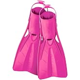 Oceanic Accel Open Heel Fin - Pink - Small/Medium-7/10