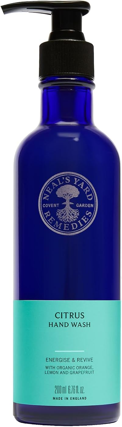Neal's Yard Remedies Citrus Hand Wash Soap Orange Lemon Vegan 200ml Cruelty-Free