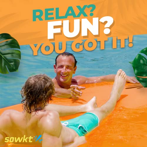 SOWKT 18 x 6 Feet Lily Pad Floating Mat Extra Large Floating Mat for