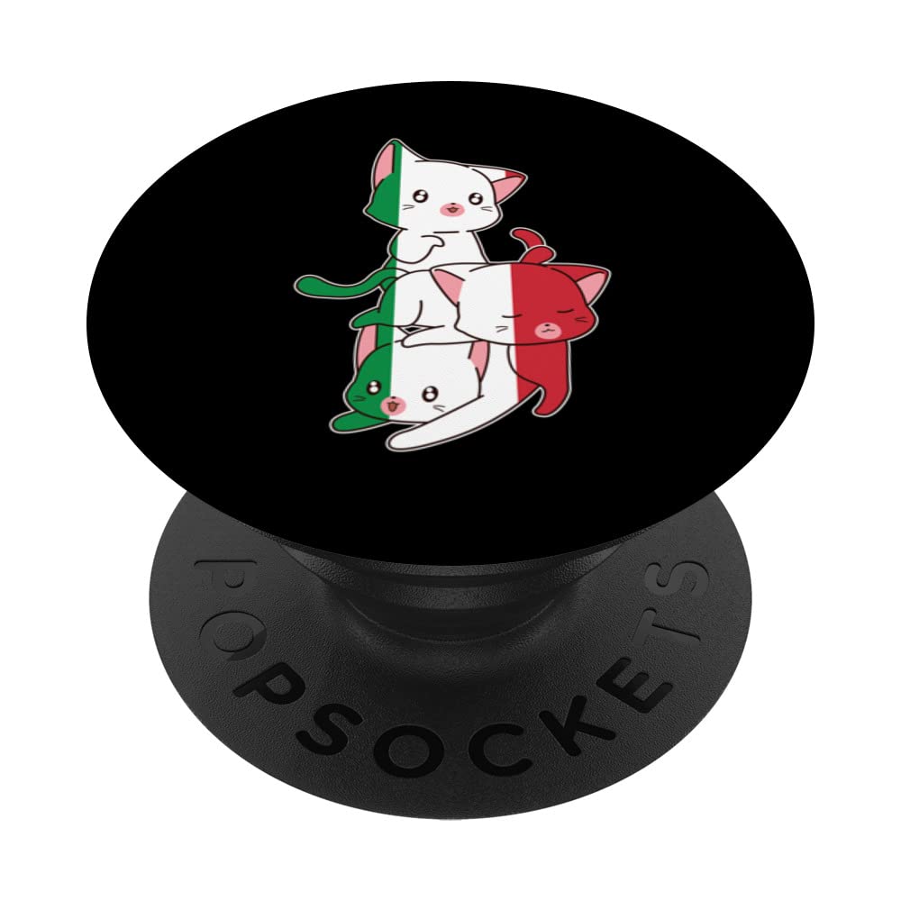 Italy Cats Italy Italian PopSockets Swappable PopGrip