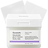 Genabelle Melacare Jelly Touch Dual Pad – Radiance-Boosting & Hydrating Toner Pads with Niacinamide & Tranexamic Acid – Targets Dark Spots and Hyperpigmentation – 4.05 fl oz