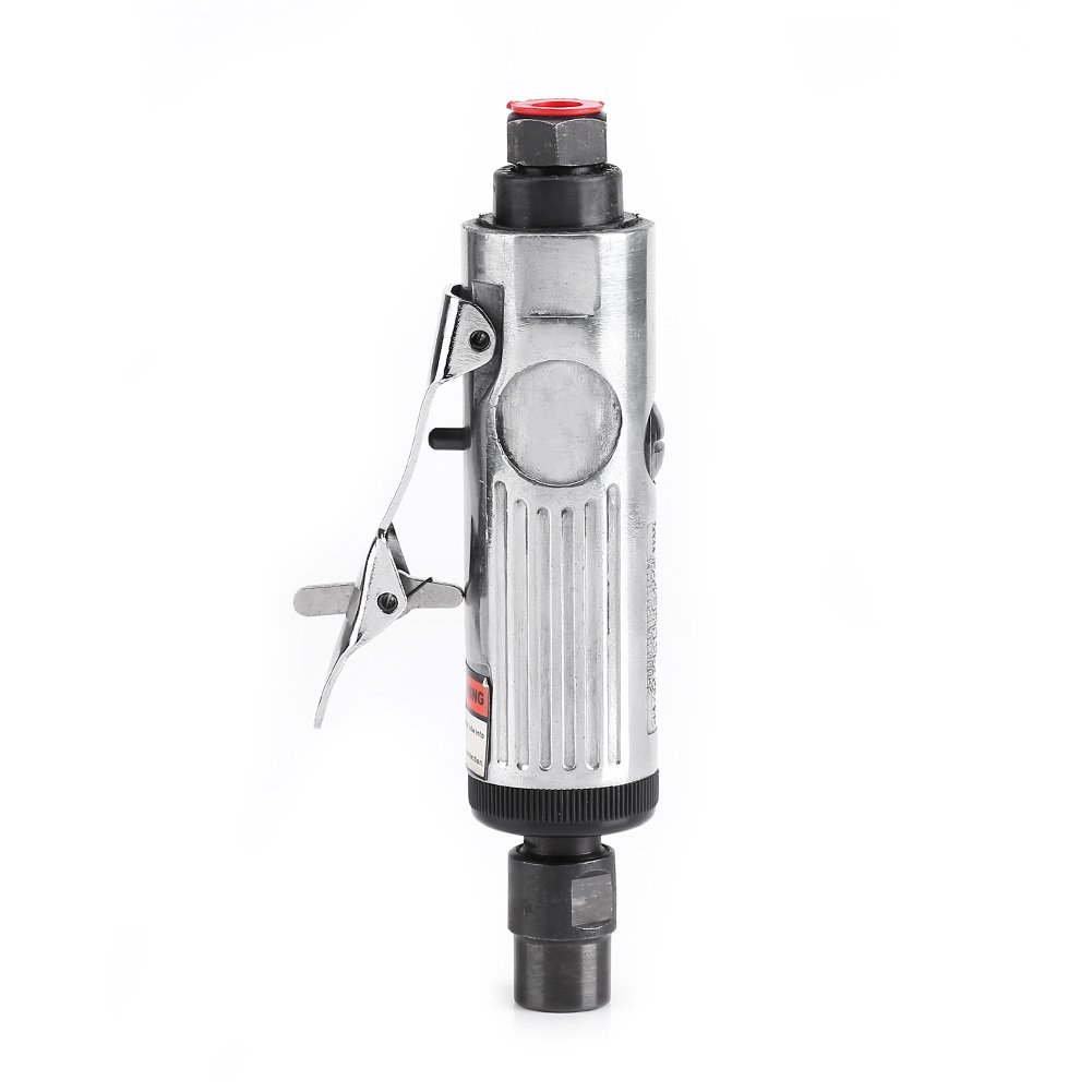 1/4'' Air Die Grinder Heavy Duty Industrial Pneumatic Polisher Grinding Cleaning Tool(Silver)