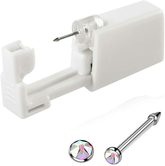 Nose Piercing Kit Self Nose Piercing Gun Disposable Safe Sterile Nose