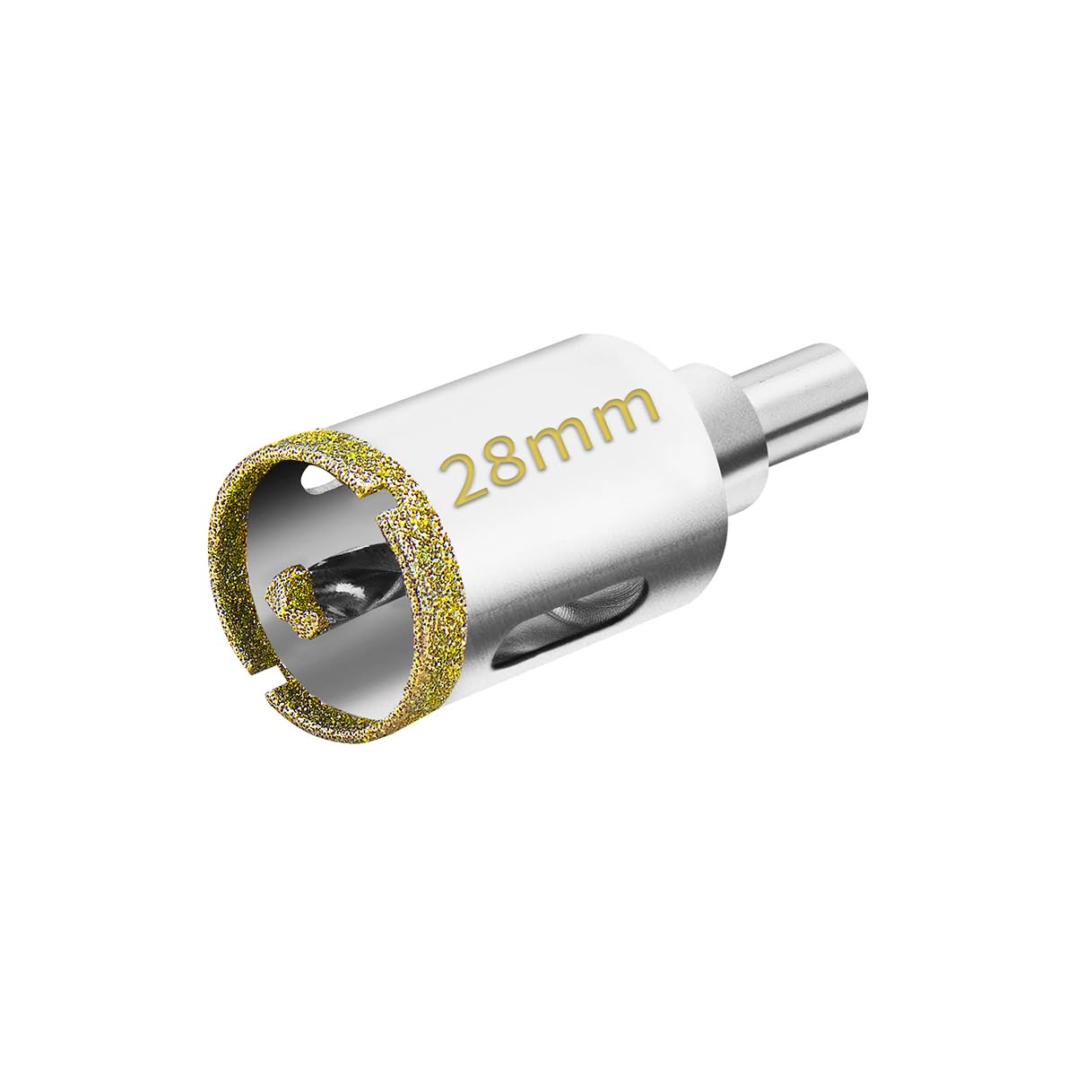 Meccion Diamond Hole Saw with Pilot Center Drill Bit 28mm Diamond Core Hole Cutter for Tile, Porcelain, Glass, Marble, Ceramic — image 1
