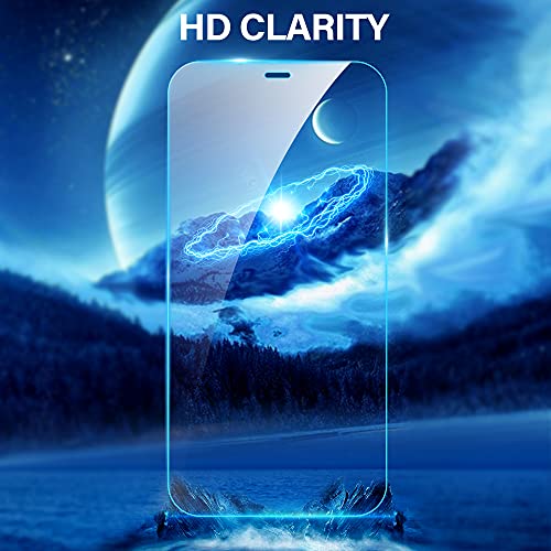 Vakoo [3 Stück Panzerglas Schutzfolie Kompatibel mit iPhone 12 und iPhone 12 Pro, Anti- Kratzer, Anti-Bläschen, 9H Härte, HD Displayschutzfolie, 0.33mm Ultra-klar, mit Positionierhilfe