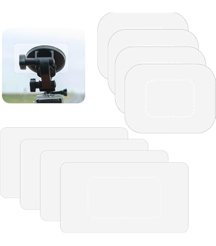 REDTIGER Dash Cam Accessory Pack: Adhesive Pads & Electrostatic Stickers (18-Month Warranty)