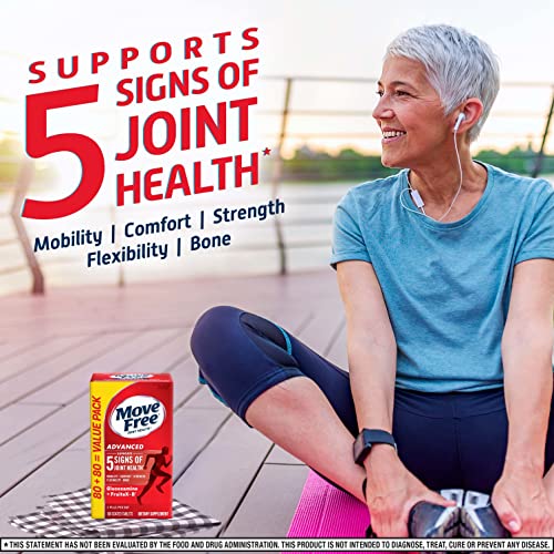Move Free Advanced Glucosamine Chondroitin + Calcium Fructoborate Joint