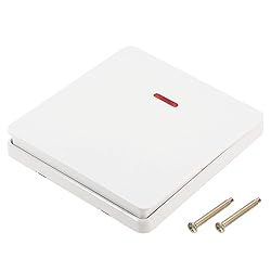 MECCANIXITY Light Press Button Switch 1 Gang 1 Way