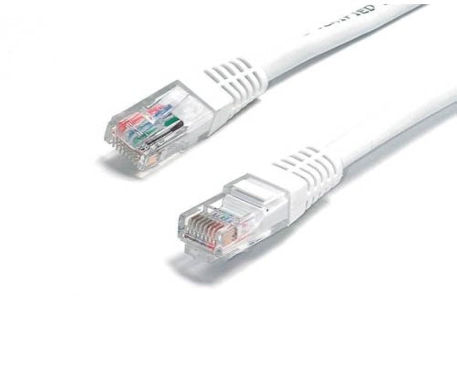 Cable-Core CAT 6 Network Cable. Ethernet LAN 10/100/1000 Gigabit Patch Lead White 1m