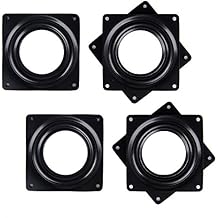 Fasmov 4-Inch Lazy Susan Turntable, 4 Pack
