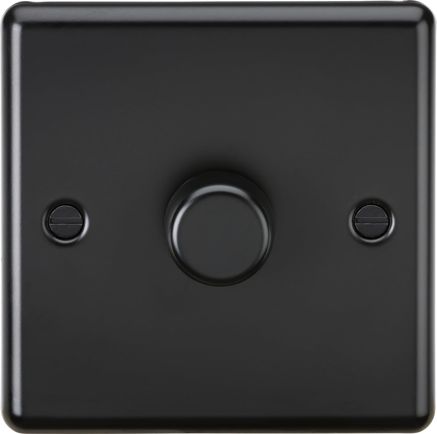 Knightsbridge 1G 2 Way 10-200W (5-150W LED) Intelligent dimmer - Matt Black