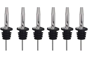 Freeflow Pourer Metal Drinks Pourer Wine Pourer Spout Liquor Spirit Bottle Speed Pourer for Wine Liquor Olive Oil Coffee Whis