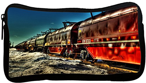Rikki Knight Beautiful Vintage Train Painting Neoprene Pencil Case (dky-Neo-pc9…