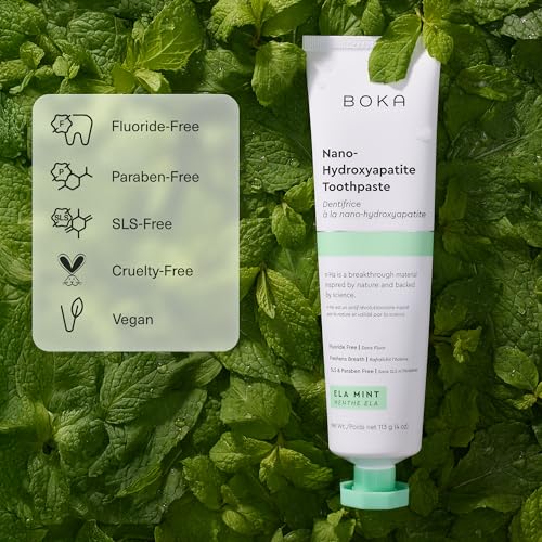 Boka Ela Pasta dental de menta 4 onzas / 113.39 gramos