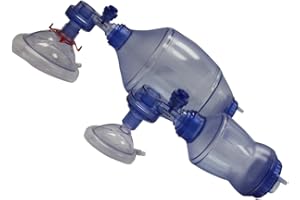 MCR MEDICAL Training Bag Valve Mask (BVM) for CPR Training, Adult/Child and Infant/Neonate In Mesh Bag
