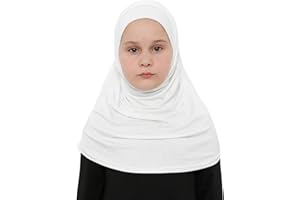 Prien Easy To Wear Hijab For Girls, Muslim Scarf for Kids, Instant Hijabs For Women, Viscose Children Scarves For Ramadan Eid