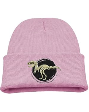 Paleontologists Dig Dinosaurs Cartoon children Boys Wool Hat Knit Caps Warm Skull Caps