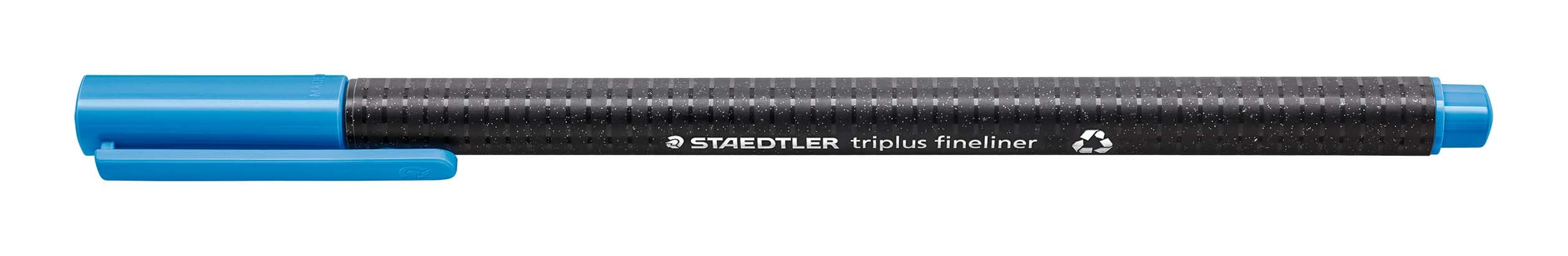 STAEDTLER 334-30 Triplus Fineliner Superfine Pen, 0.3mm Line Width - Pale Blue (Box of 10) — image 1