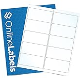 4 x 2 Clear Gloss Rectangle Labels (Inkjet Printers Only) - Pack of 1,000 Labels, 100 Sheets - OnlineLabels