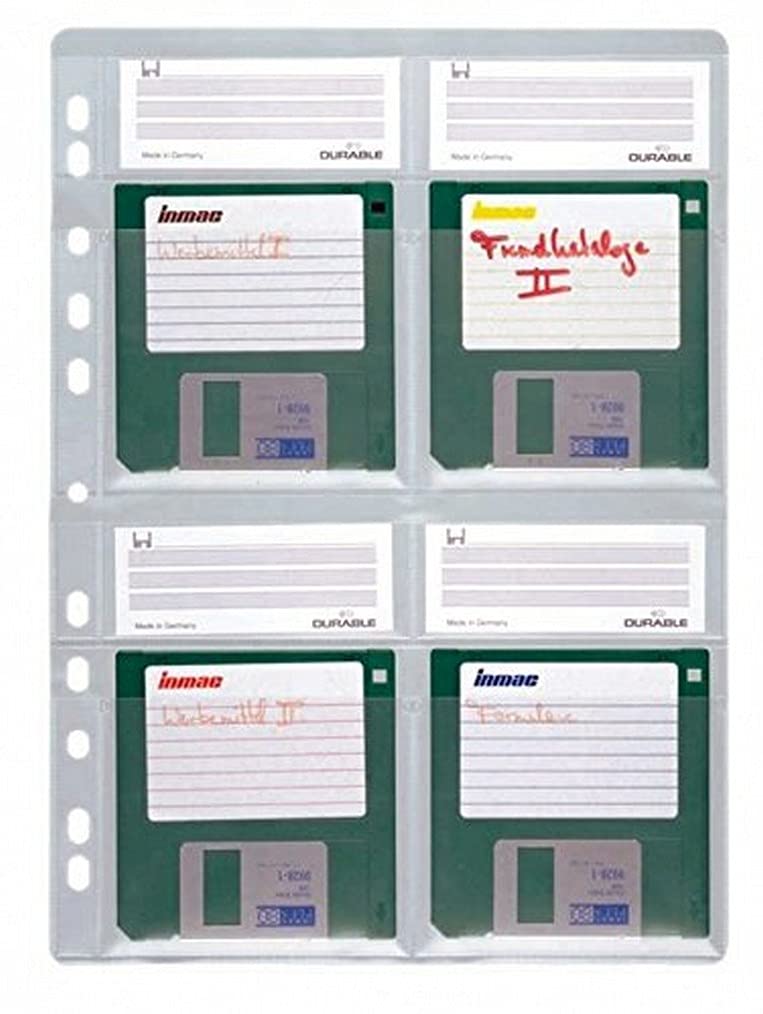 Durable Discoflex 524319 Disc Case for A4 Paper - Transparent (Pack of 5)