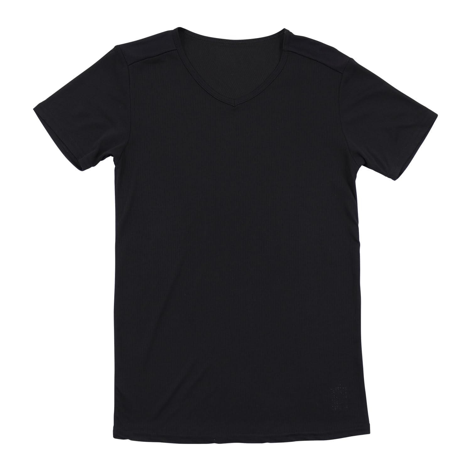 モダン 男の着るだけエチケットインナー メンズ 半袖インナー Vネック 背中汗染み防止 接触冷感...